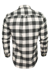 Xact Mens Soft Flannel Buffalo Check Shirt, Long Sleeved, Regular Fit-3