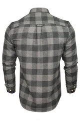 Xact Mens Soft Flannel Buffalo Check Shirt - Long Sleeved-3