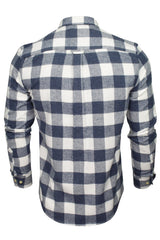 Xact Mens Soft Flannel Buffalo Check Shirt, Long Sleeved, Regular Fit-3