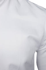 Xact Men's Herringbone Grandad/ Band Collar Shirt - Long Sleeved-2