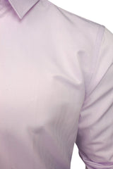 Xact Mens Herringbone Double Cuff Long Sleeved Formal/ Dress Shirt - Cufflinks Included-3