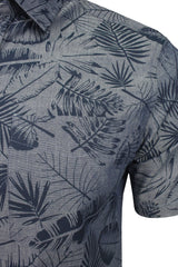 Xact Mens Cotton Hawaiian/ Floral Shirt - Short Sleeved-2