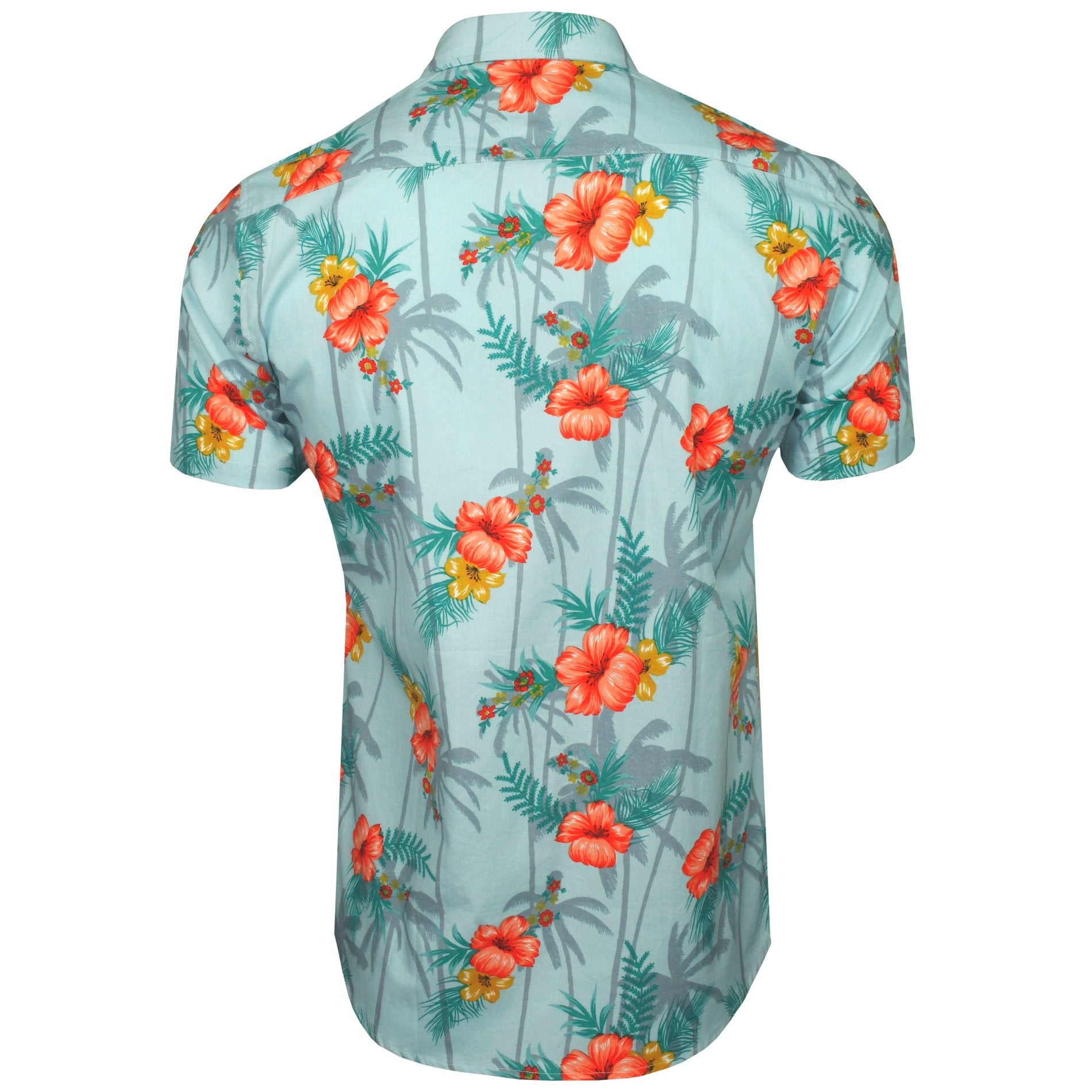 Xact Mens Cotton Hawaiian/ Floral Shirt - Short Sleeved-4