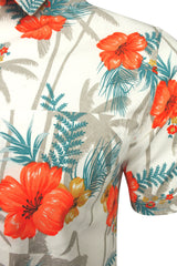 Xact Mens Cotton Hawaiian/ Floral Shirt - Short Sleeved-2
