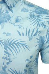 Xact Men's Hawaiian Floral Shirt, 100% Cotton, Short Sleeved-2