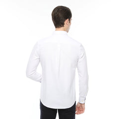 Xact Men's Oxford Long Sleeved Shirt, Button-Down Collar, Cotton Rich, Regular Fit
