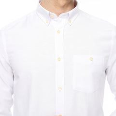 Xact Men's Oxford Long Sleeved Shirt, Button-Down Collar, Cotton Rich, Regular Fit