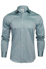 Xact Men's Formal Business Shirt, Cut-Away Collar, 100% Cotton Twill, Long Sleeved-2