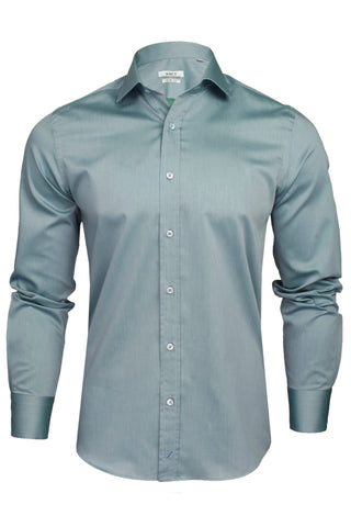 Xact Men's Formal Business Shirt - Premium 100% Cotton, Long Sleeved-Main Image