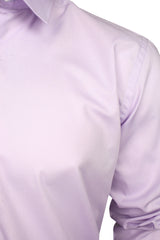 Xact Men's Plain Poplin Formal Shirt with Double/ French Cuff and Cuff Links-2