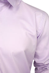 Xact Men's Plain Poplin Formal Shirt with Double/ French Cuff and Cuff Links-3