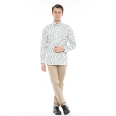 Xact Men's Hummingbird Print Long Sleeved Shirt, Regular Fit-2