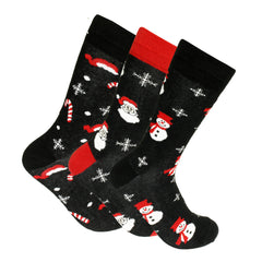 Xact Mens Christmas Xmas Socks Gift Box - UK 7-11 (3-Pack)-2