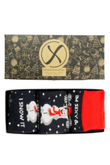 Xact Mens Christmas Xmas Socks Gift Box - UK 7-11 (3-Pack)-3