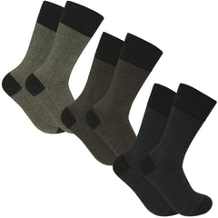 Xact Men's Bamboo Socks, 3 Pairs, Super Soft and Breathable, Antibacterial, Odour-Resistant in Gift Box (UK 7-11)-Main Image