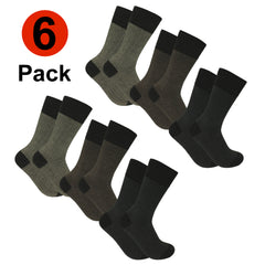 Xact Men's Bamboo Socks, 6 Pairs, Super Soft and Breathable, Antibacterial, Odour-Resistant in Gift Box (UK 7-11)-2