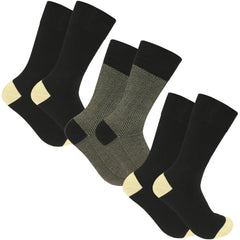 Xact Men's Bamboo Socks, 3 Pairs, Super Soft and Breathable, Antibacterial, Odour-Resistant in Gift Box (UK 7-11)-Main Image