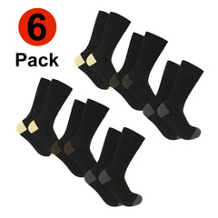 Xact Men's Bamboo Socks, 6 Pairs, Super Soft and Breathable, Antibacterial, Odour-Resistant in Gift Box (UK 7-11)-2