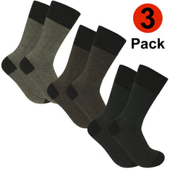 Xact Men's Bamboo Socks, 3 Pairs, Super Soft and Breathable, Antibacterial, Odour-Resistant in Gift Box (UK 7-11)-2