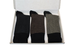 Xact Men's Bamboo Socks, 3 Pairs, Super Soft and Breathable, Antibacterial, Odour-Resistant in Gift Box (UK 7-11)-3