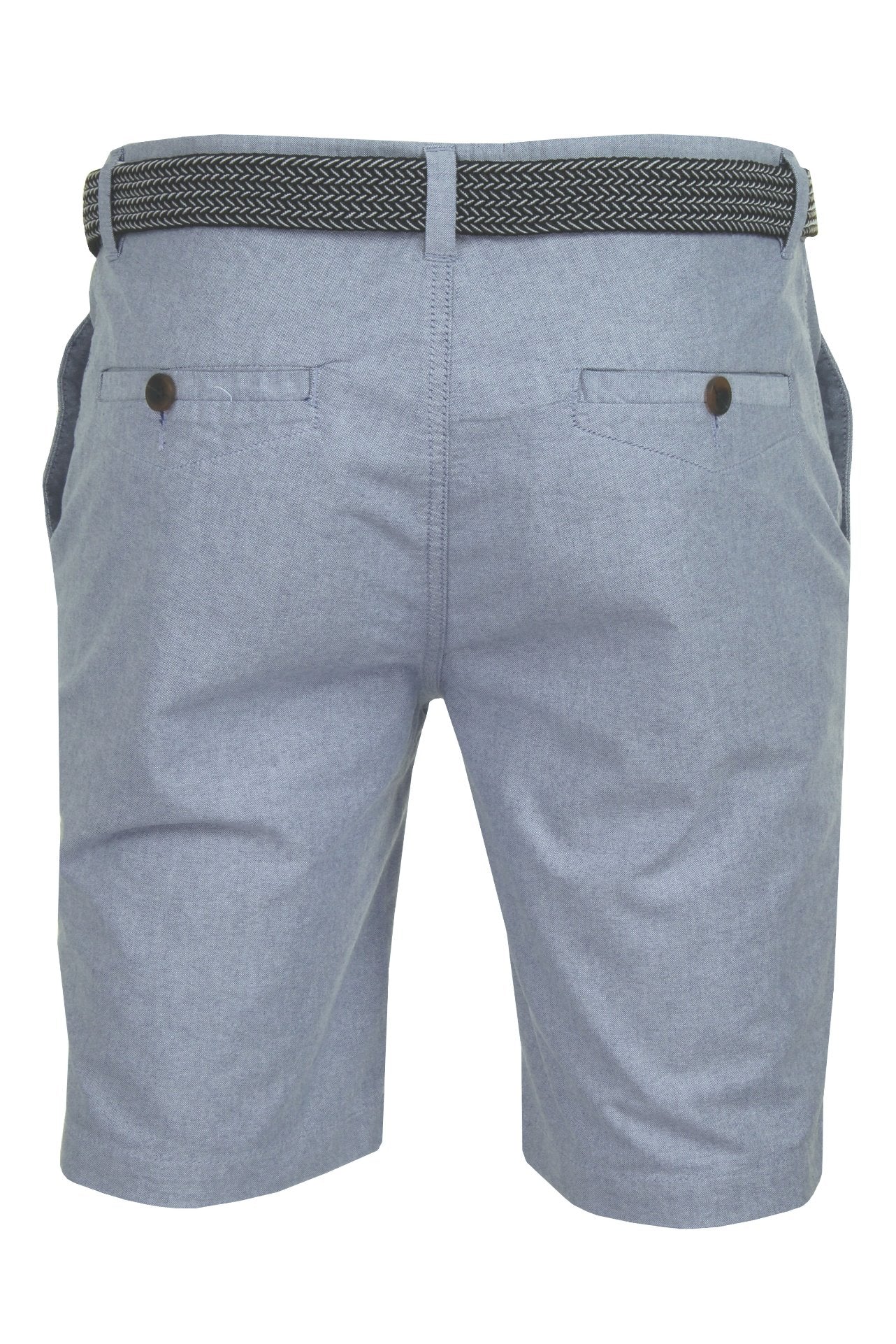 Xact Mens Oxford Chino Shorts with Belt-3