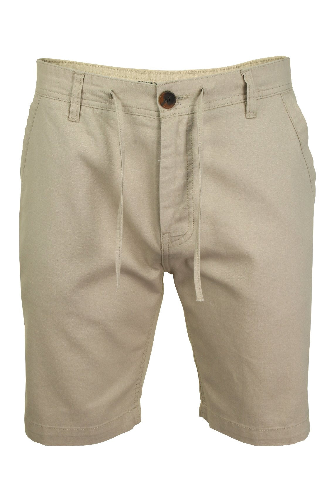 Xact Mens Linen Mix Tailored Chino Short-Main Image