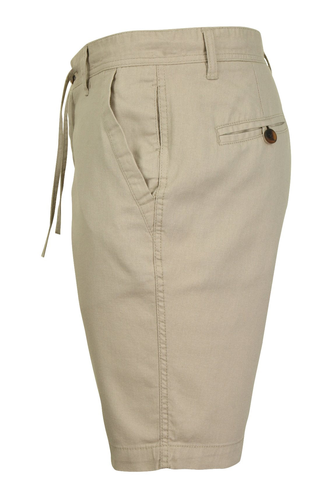 Xact Mens Linen Mix Tailored Chino Short-2
