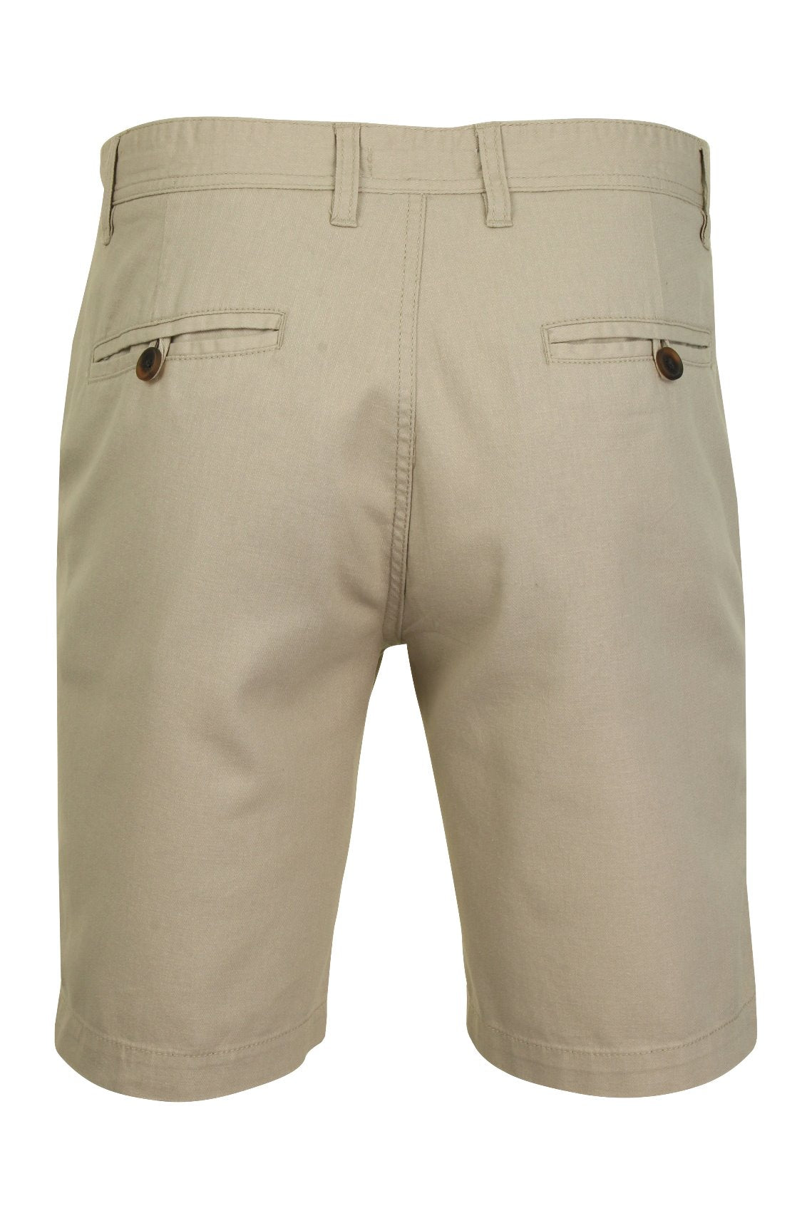 Xact Mens Linen Mix Tailored Chino Short-3