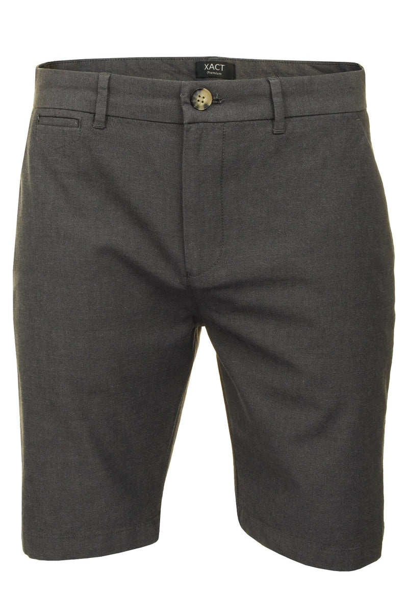 Xact Men's Premium Tailored Oxford Chino Shorts-2