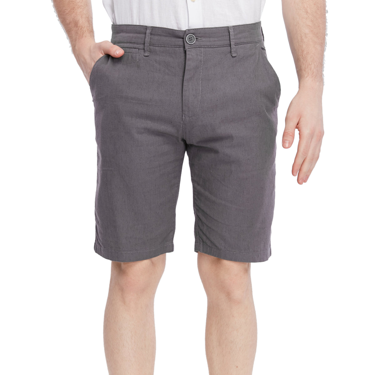 Pantaloncini Chino Uomo Xact In Cotone Elasticizzato - Fit Pantaloncini Chino Uomo Xact In Cotone Elasticizzato - Fit