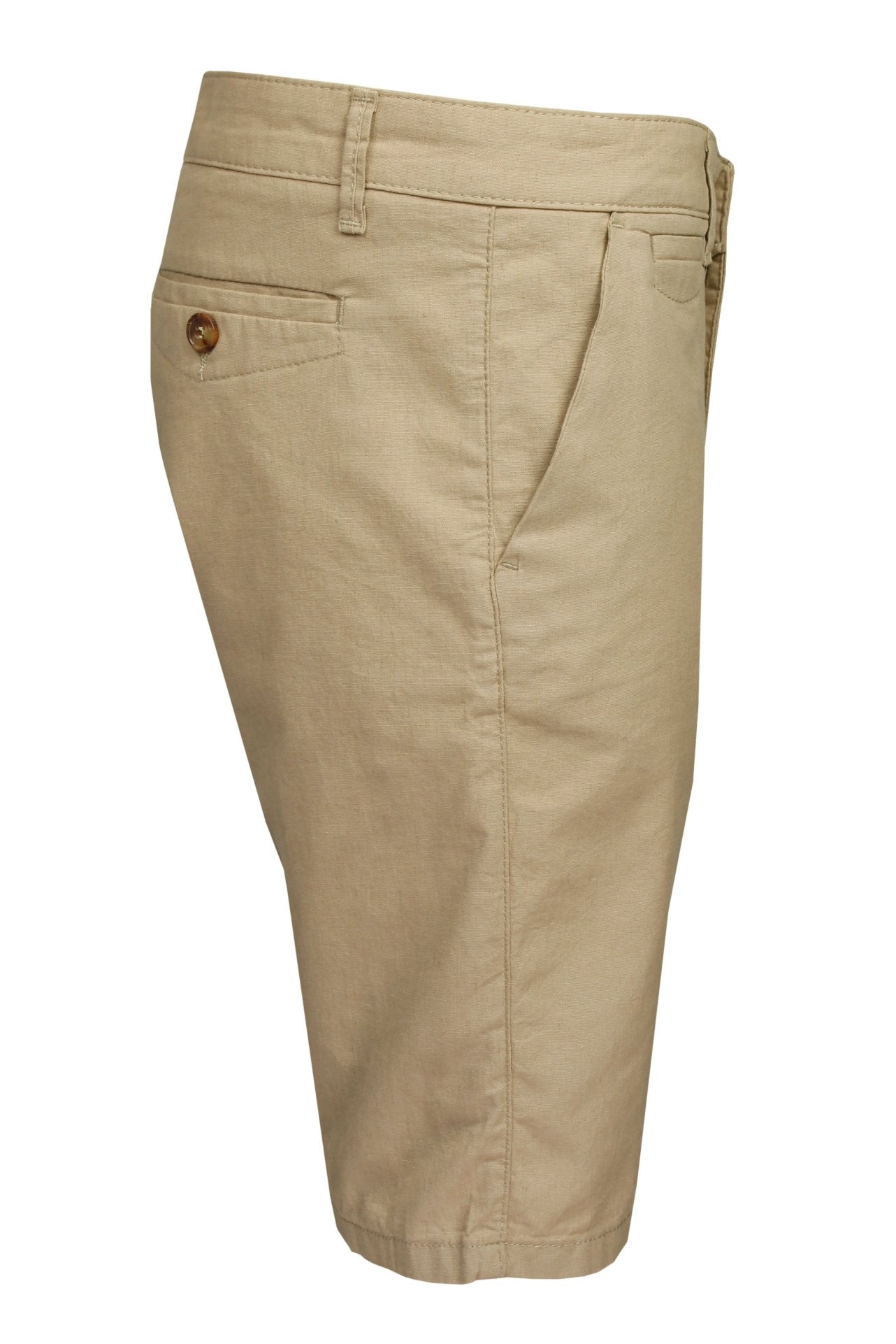 Xact Premium Mens Linen Blend Chino Short-2