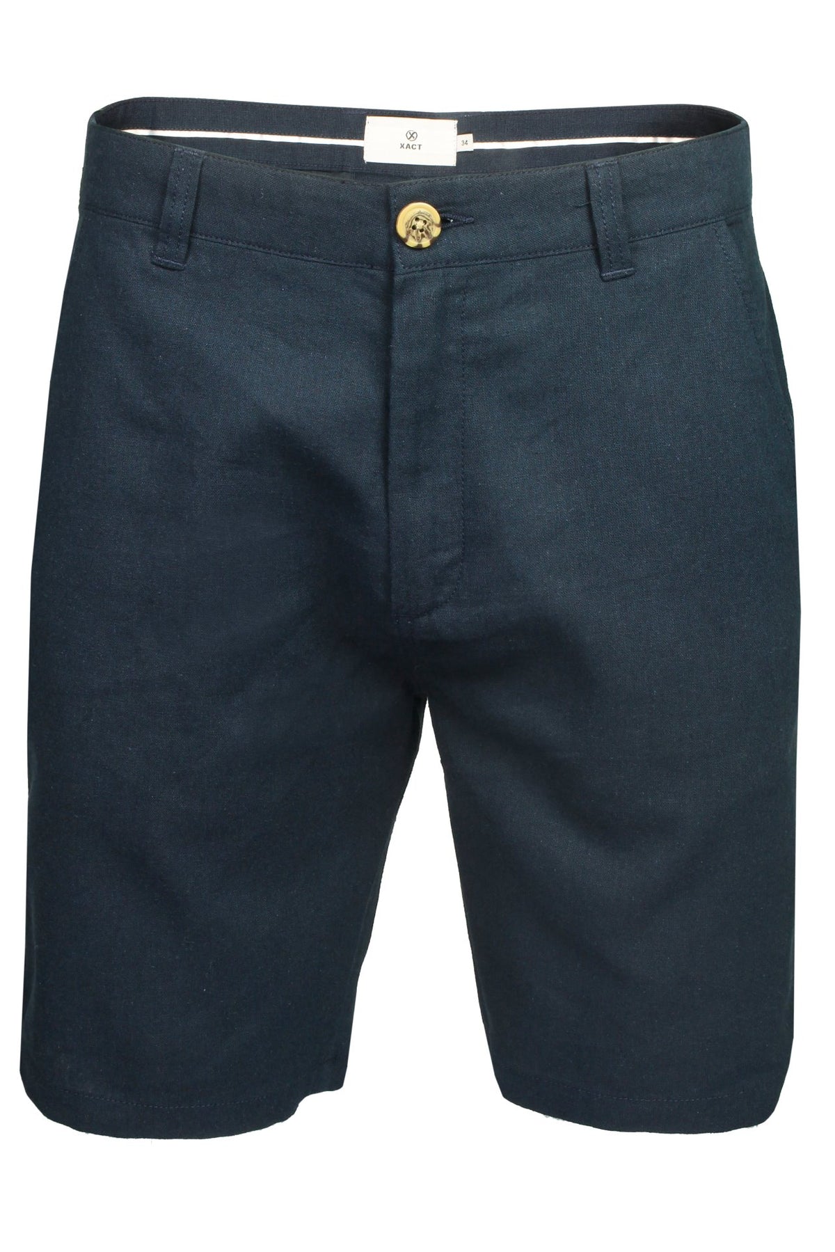 Xact Mens Linen 9 Inch Tailored Chino Shorts, Regular Fit-Main Image
