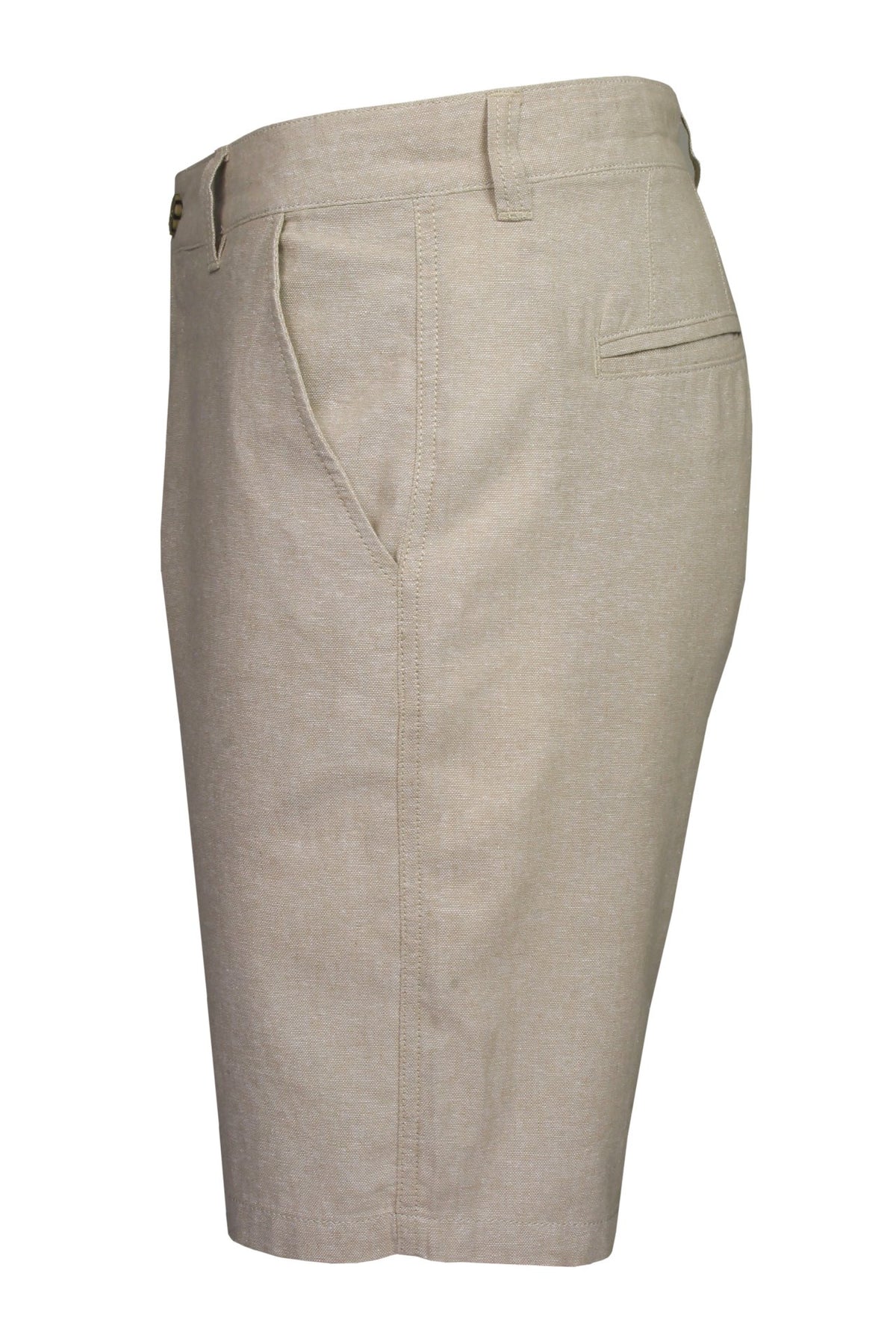 Xact Mens Linen 9 Inch Tailored Chino Shorts, Regular Fit-2