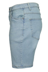 Xact Men's Stretch 10oz Denim Shorts, Regular Fit, 5-Pocket Western with Zip Fly-2