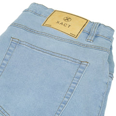 Xact Men's Stretch 10oz Denim Shorts, Regular Fit, 5-Pocket Western with Zip Fly-4