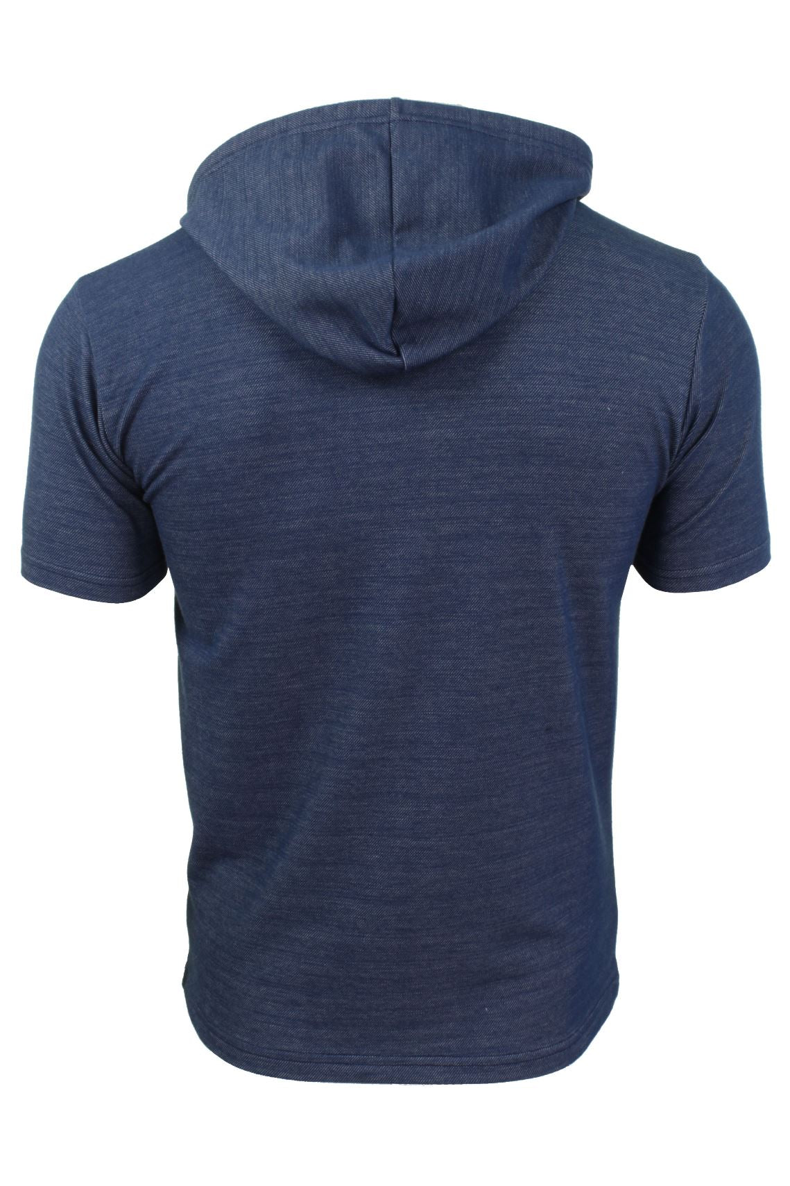Mens Hoodie T-Shirt by Xact Short Sleeved-3