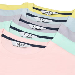Xact Mens 5-Pack Plain Crew Neck Cotton T-Shirts-2