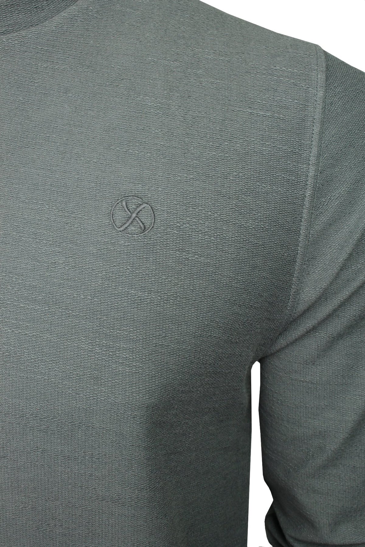 Xact Men's Collarless Grandad Henley T-Shirt, Long Sleeve, 100% Cotton, 200 GSM-2