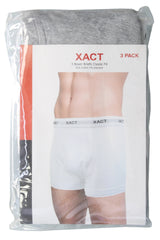 Xact Mens Cotton Stretch Boxer Shorts/ Trunks (3 Pack)-3