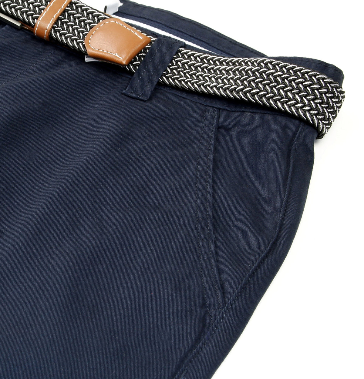 Xact Men's Premium Tailored Stretch Chino Shorts-4