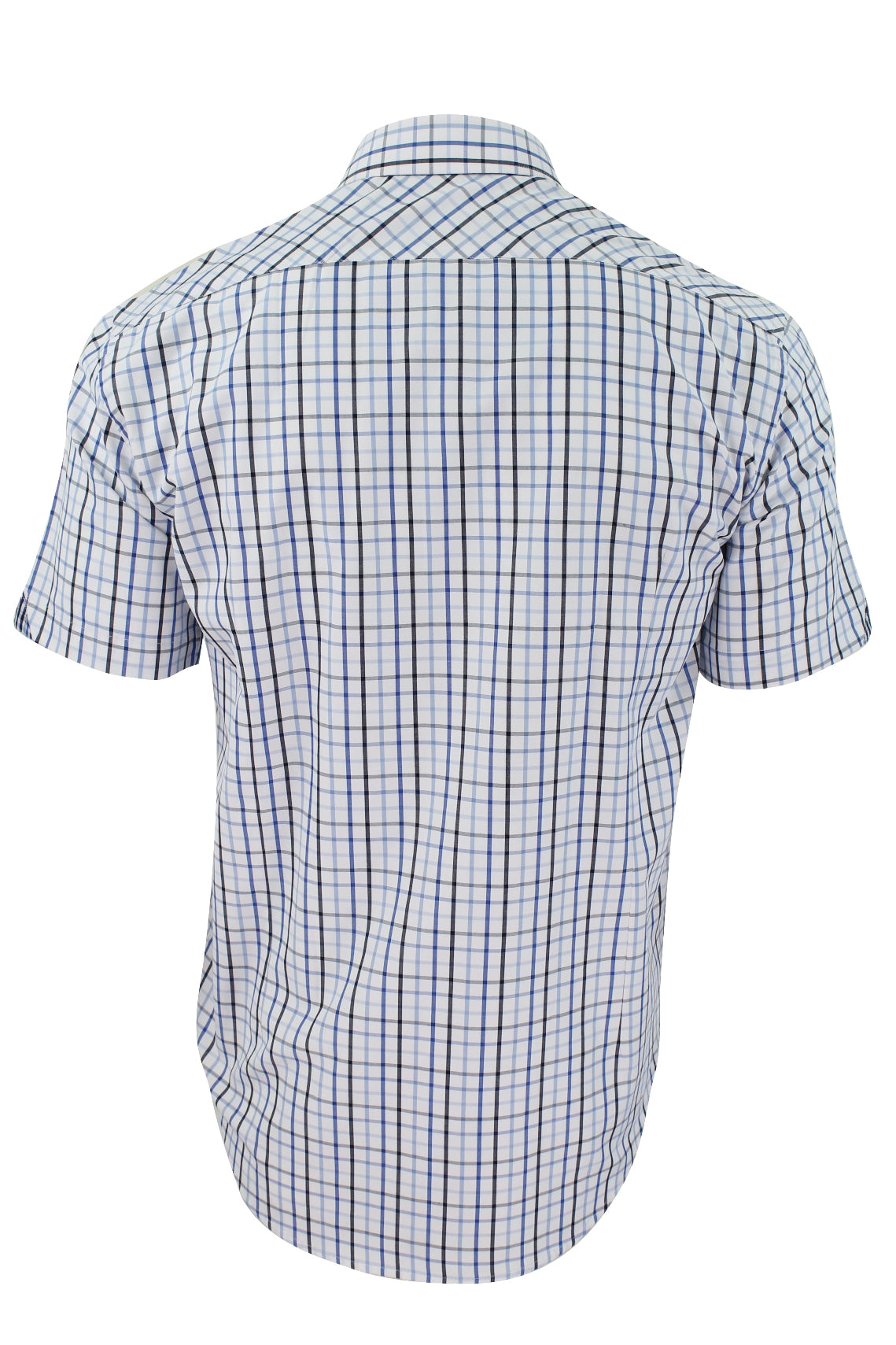 Xact Mens Check Shirt Short Sleeves-3