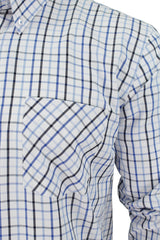 Mens Long Sleeved Check Shirt by Xact Clothing-2