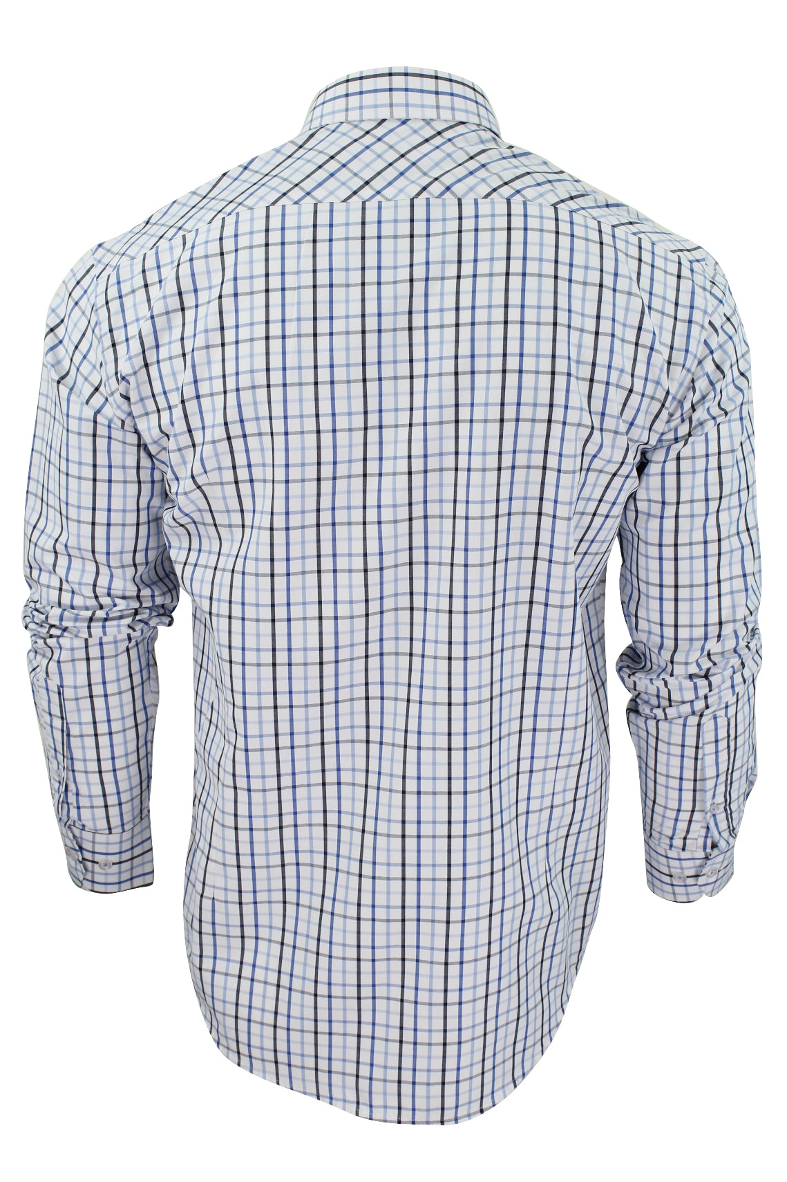 Mens Long Sleeved Check Shirt by Xact Clothing-3