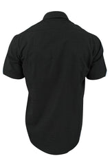 Mens Short Sleeved Shirt by Xact Clothing Mini Polka Dot-3