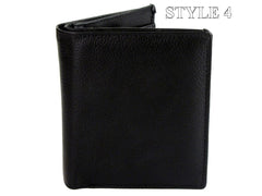 Xact Men's Small Leather Wallet (Black)-Main Image