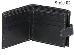 Mens Soft Leather Billfold Wallet-4