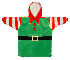 Xact Christmas/ Xmas Adults Hoodie Winter Wearable Blanket - (Elf, One Size)-2