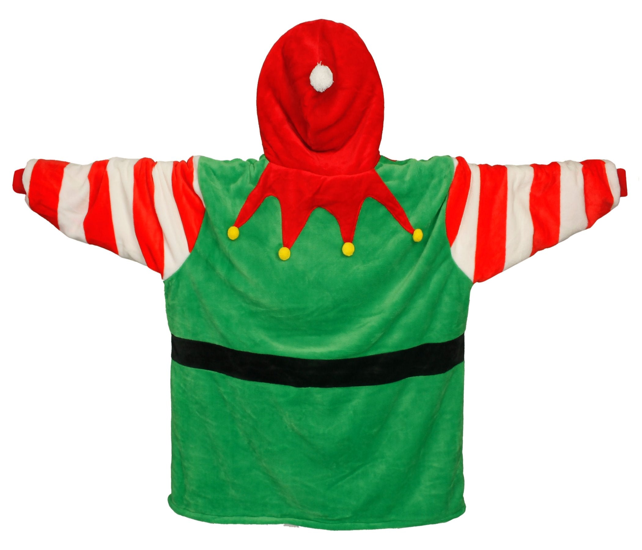 Xact Christmas/ Xmas Adults Hoodie Winter Wearable Blanket - (Elf, One Size)-3