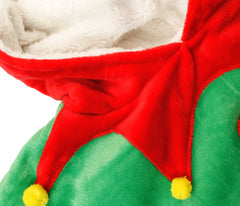 Xact Christmas/ Xmas Adults Hoodie Winter Wearable Blanket - (Elf, One Size)-4