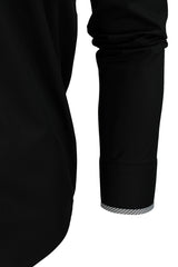 Xact Mens Fashion Shirt With Collar & Cuff Trim-3
